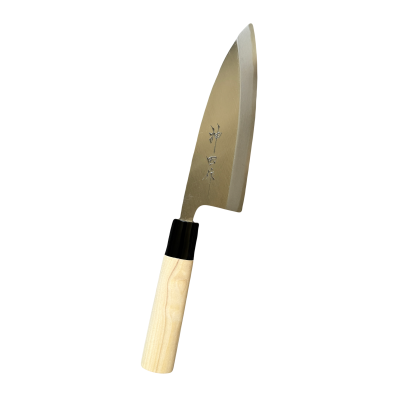 日本神田作白鋼出刃-木柄(絕版品)